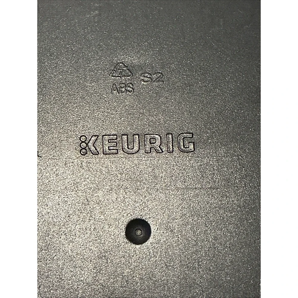Keurig K-Cafe K84 K83 Two-Piece OEM Replacement Parts Drip Tray With Grate Black